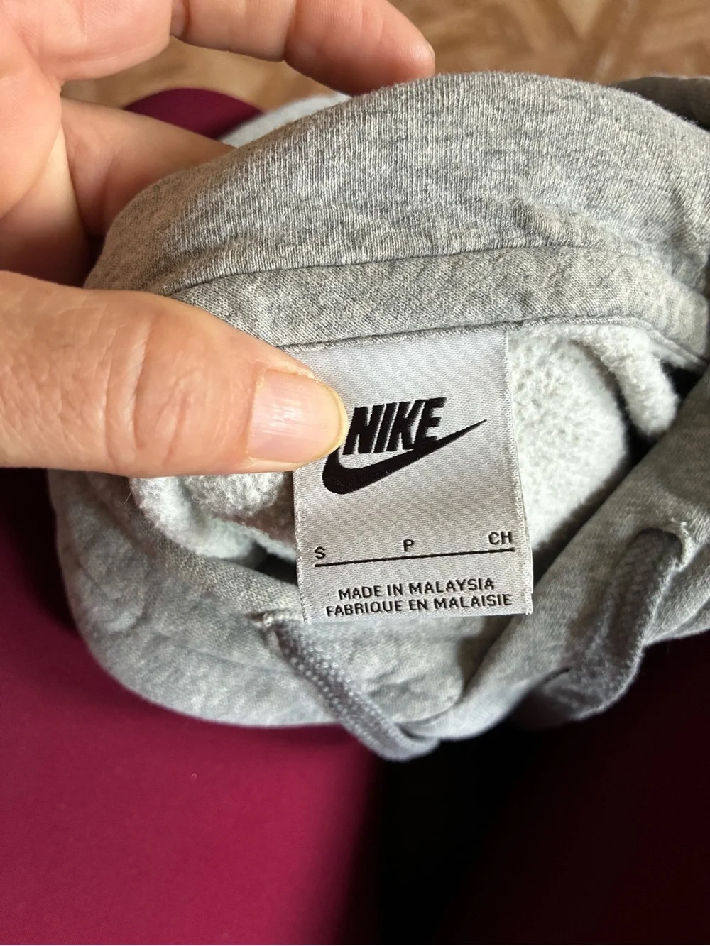 Nike grey hoodie